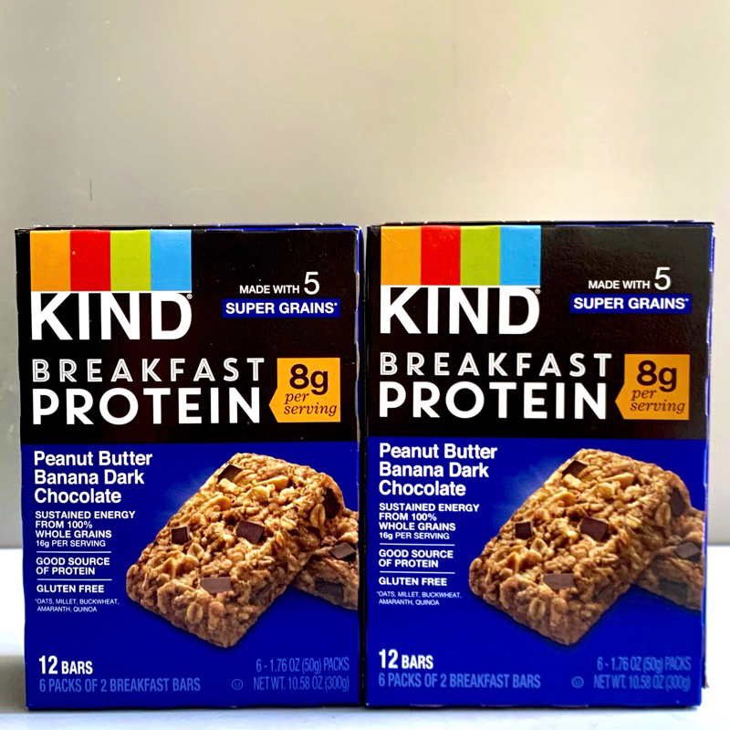 Breakfast Protein Bar đến từ KIND - công ty bánh dinh dưỡng lớn nhất thế giới : Hộp 12 thanh