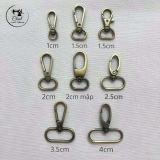 [Giá xưởng - Đủ size] Khoen móc càng cua - Đồng atimon cao cấp