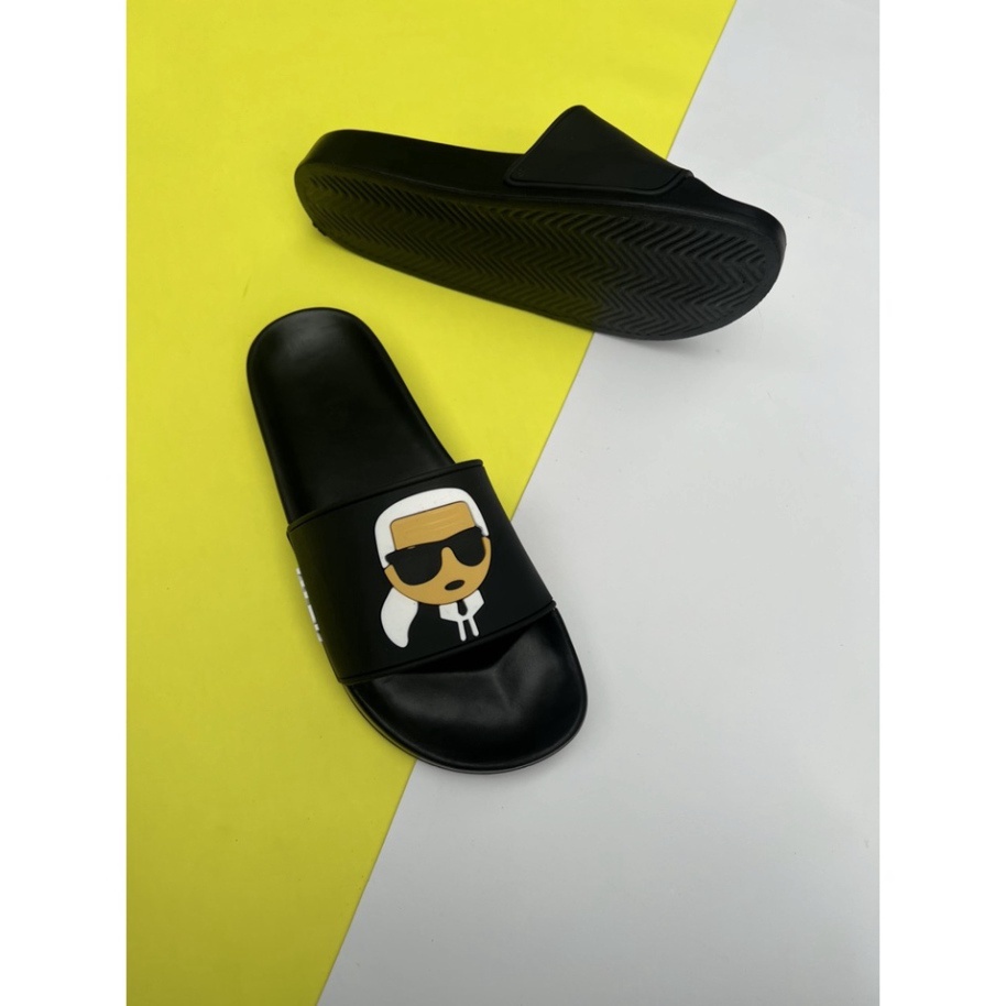 Dép Nam Quai Ngang Pu Karl Mãu dép hot nhất 2023 Giá học sinh