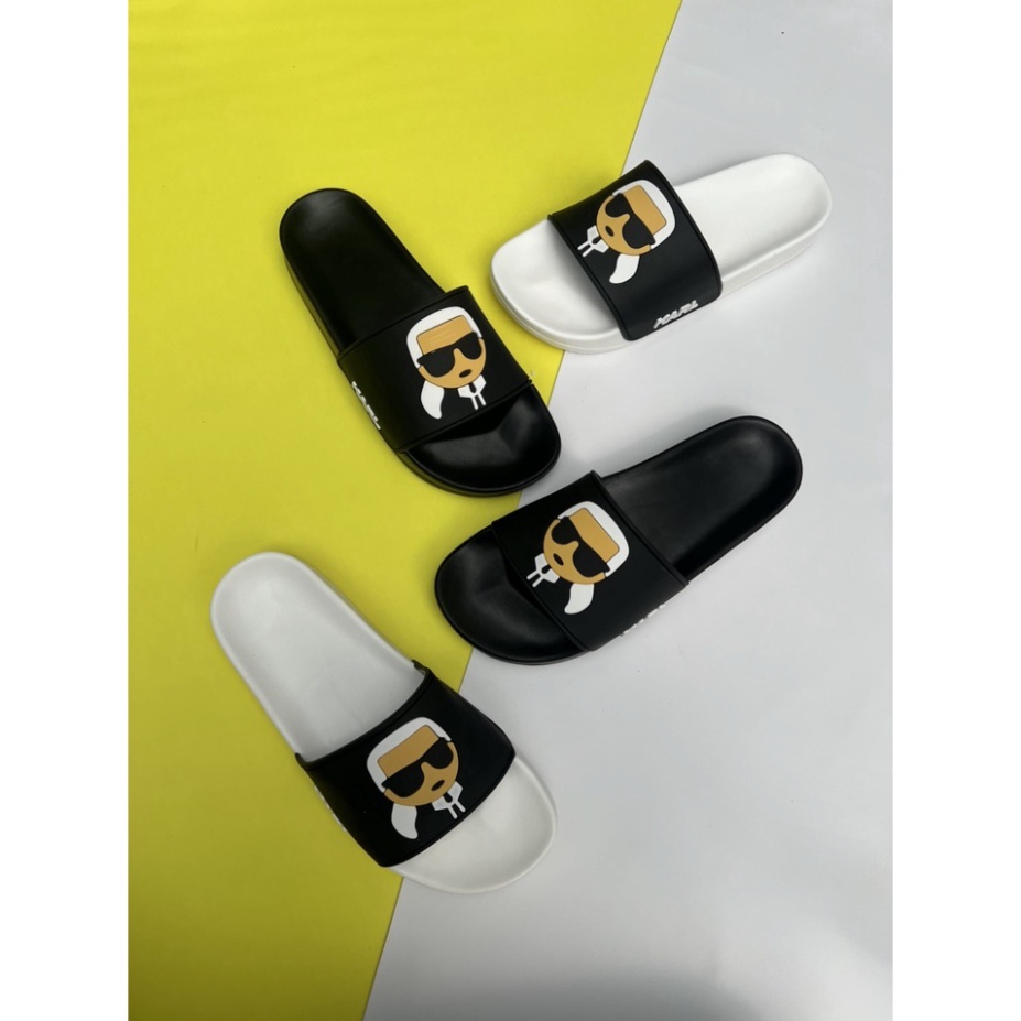 Dép Nam Quai Ngang Pu Karl Mãu dép hot nhất 2023 Giá học sinh