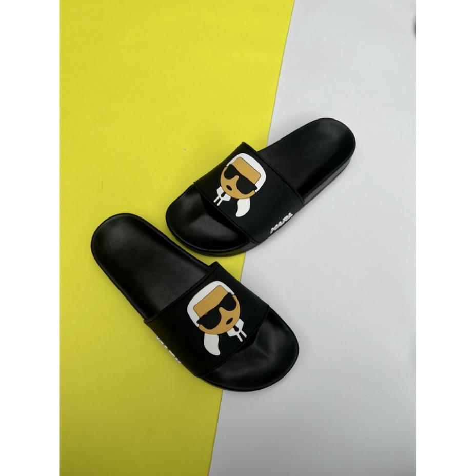 Dép Nam Quai Ngang Pu Karl Mãu dép hot nhất 2023 Giá học sinh