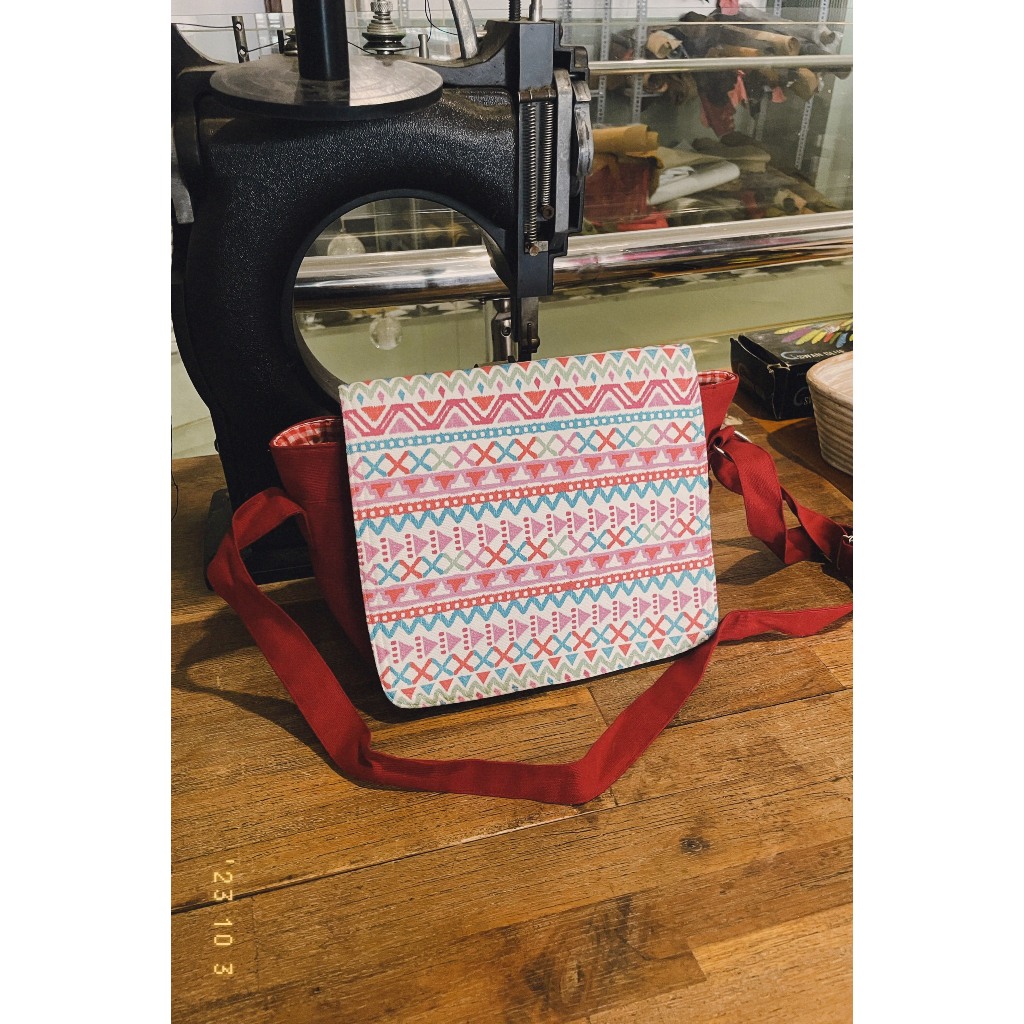 Túi Đeo Canvas 4 Ngăn Vintage Chất Bền - Xinh Style Nàng Ther Mix Đồ Nhẹ Nhàng Nữ Tính