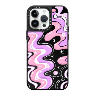 Ốp lưng casetify chính hãng | wavy swirl groovy pattern | casetify black mirror | no box