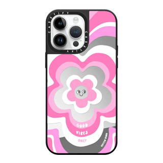 Ốp Lưng CASETiFY  | Pink Y2K Flower Pattern | Mirror