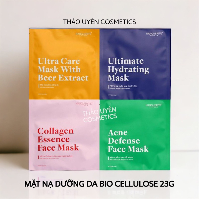 Mặt Nạ Sinh Học Bio Cellulose Narguerite 23g
