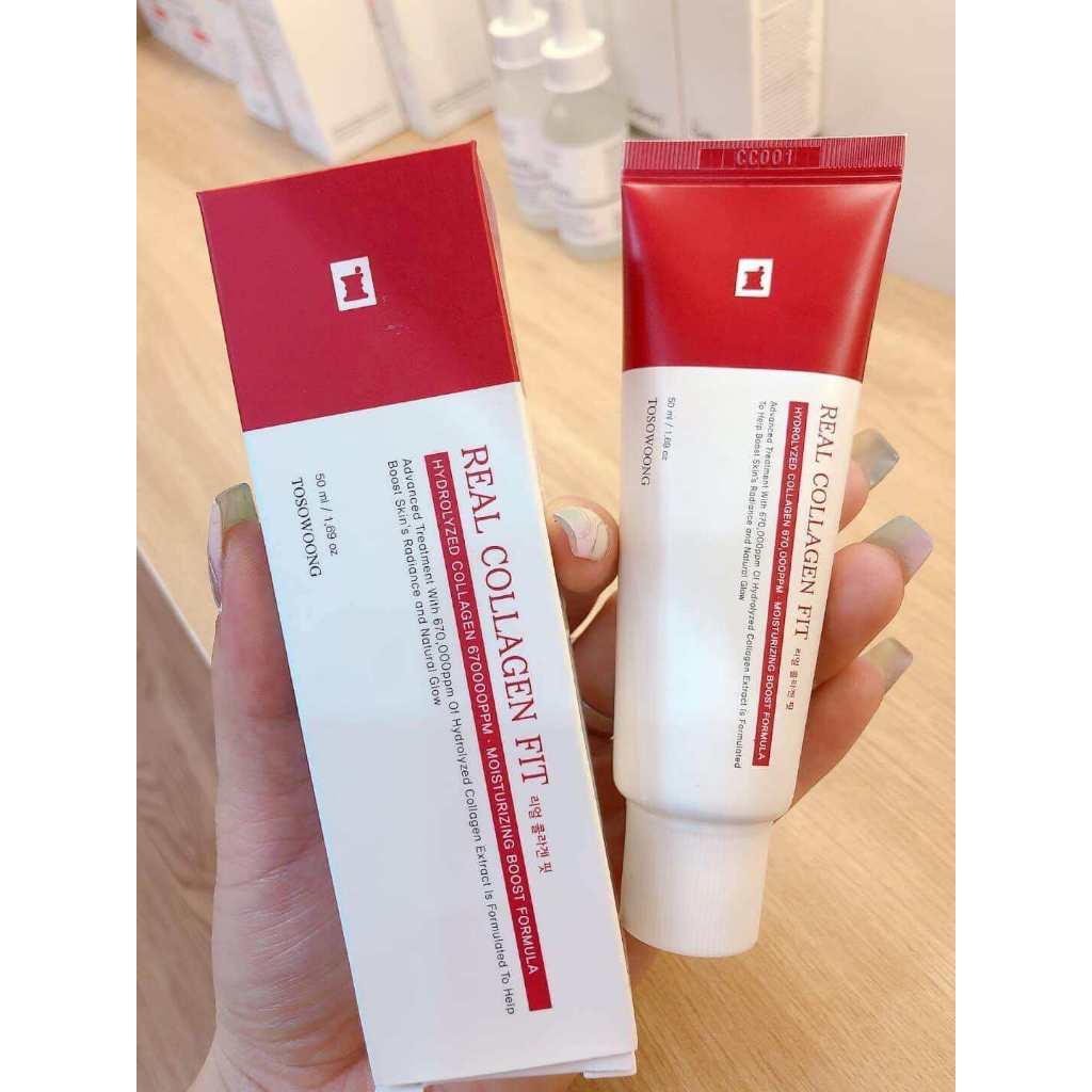 Peel collagen nano căng bóng, Real collagen fit Hàn Quốc 50ml Giúp da trắng sáng, mịn màng 50ml