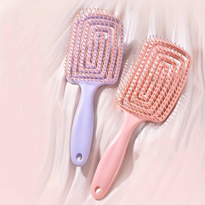 Lược Chải Tóc Massage Da Đầu Gỡ Rối Xoăn Ướt Có Lỗ Thông Hơi Để Sấy Khô, Tạo Kiểu Sử Dụng Cho Cả Nam Và Nữ Chuyên Dụng