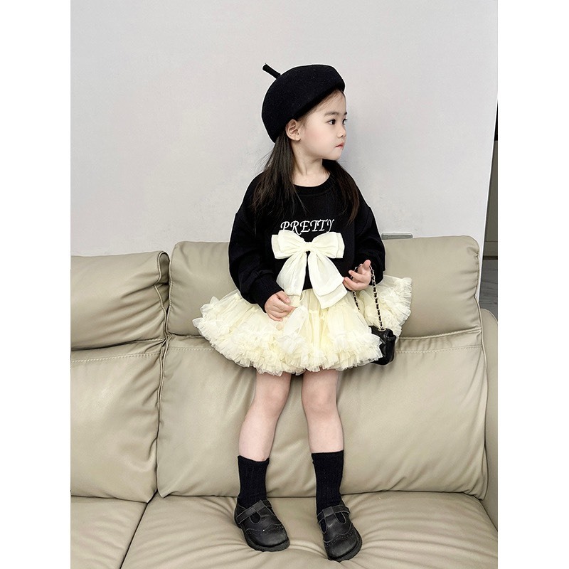 Váy Đầm Bé Gái, Set Váy Tiểu Thư Sang Chảnh Cho Bé Gái Từ 10- 26kg