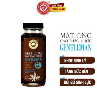 Mật Ong Cao Thảo Dược Honimore Gentleman chai 310g - Tăng Cường Sức Khỏe