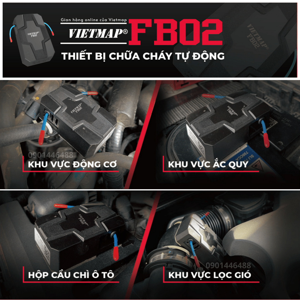 Thiết bị chữa cháy tự động VIETMAP FB02