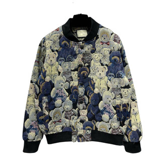 Áo bomber nam họa tiết gấu siêu đẹp dài dặn PAHITO