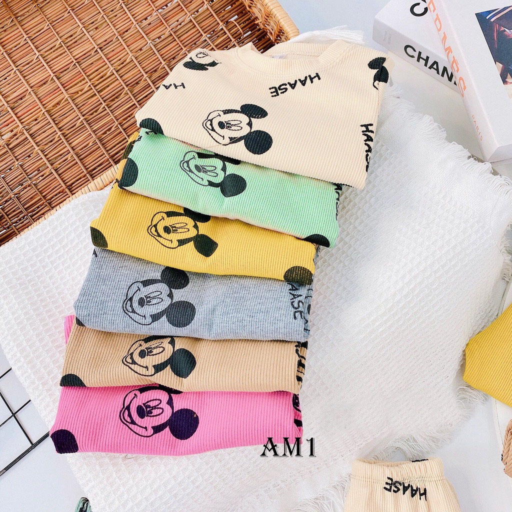 Đồ bộ cho bé dài tay QATE787 - đồ bộ cho bé trai và đồ bộ cho bé gái mặc thu đông TB143