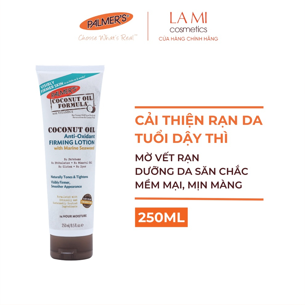 [26/11/24] Lotion săn chắc, ngăn ngừa rạn da tuổi dậy thì Palmer's (Vùng mông, đùi, bắp tay) 250ml