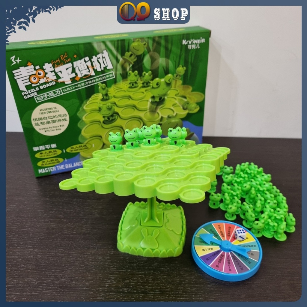 Hộp đồ chơi board game ếch cân bằng vui nhộn - QQ Shop
