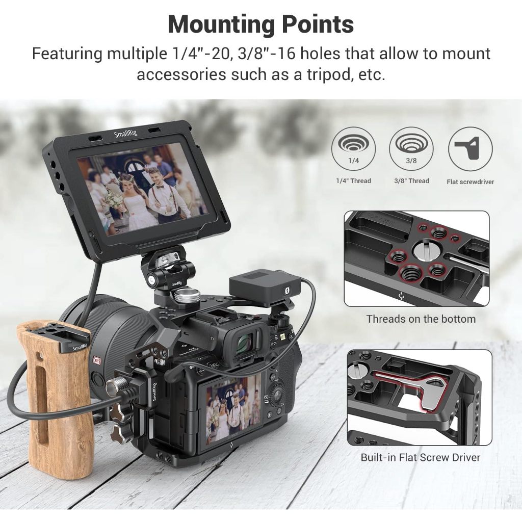 SmallRig Cage 2999 for Sony Alpha 7S III Camera