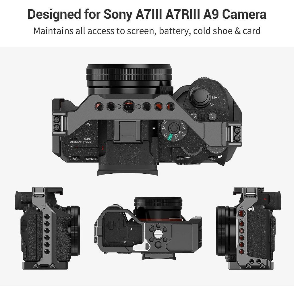 SmallRig Camera Cage 2918 for Sony A7 III / A7R III / A9 - Hàng Chính Hãng