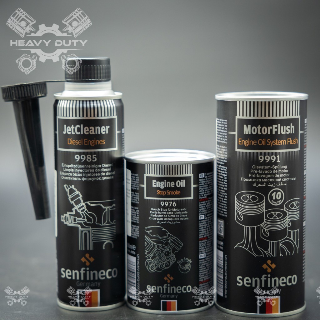 Combo 2 Tiết Kiệm Súc Béc & Phụ Gia Nhớt - Senfineco Combo Diesel Jet Cleaner & Engine Oil Treatment 9985 9976