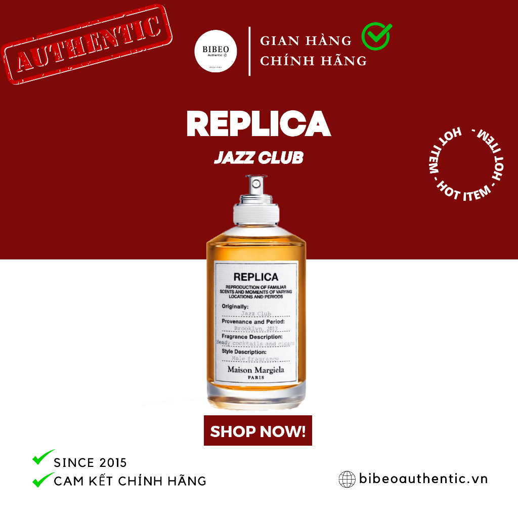 [CHÍNH HÃNG] Nước hoa Replica Jazz Club