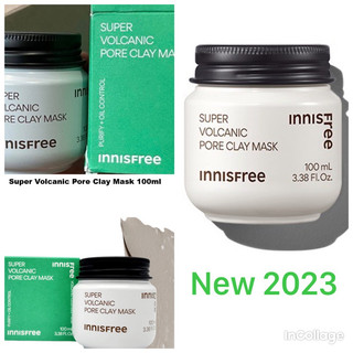 [NEW 2019] Mặt Nạ Đất Sét Innisfree Super Volcanic Pore Clay Mask 2X 100ml hsd:8/3/2023