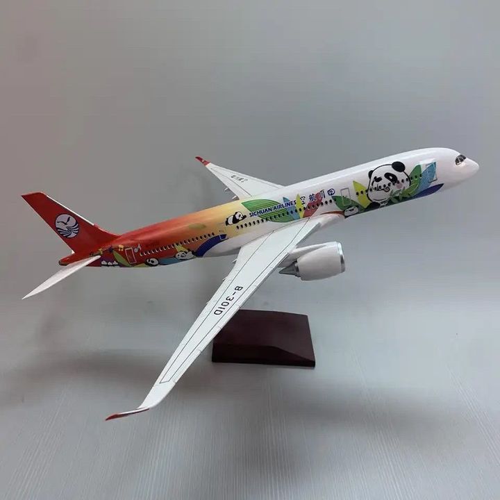 Mô hình Máy bay trưng bày, Mô hình tĩnh máy bay lắp ráp 47cm bằng kim loại chính hãng