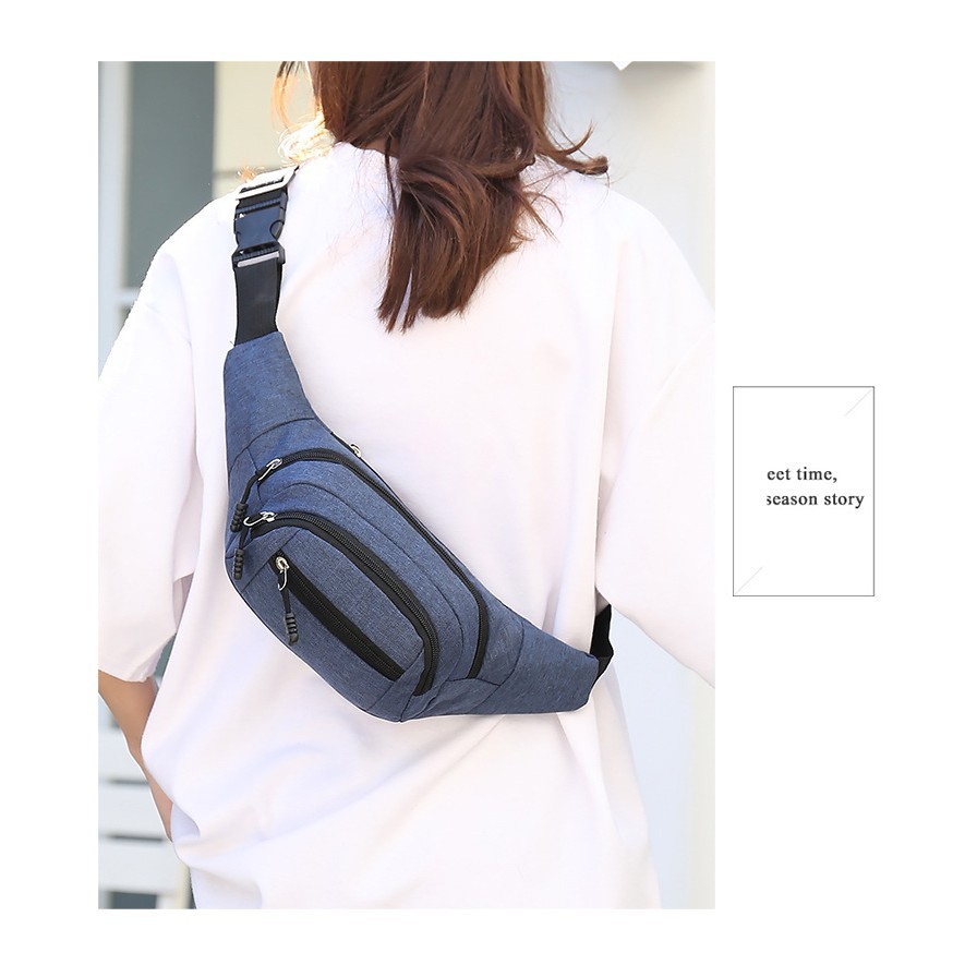 Túi Đeo Hông Đeo Bụng Bao Tử Nam Nữ Dáng Thể Thao Loại Cao Cấp Quality Và Haodier