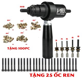 Bộ chuyển đổi đầu rút ecu- ốc tán gắn máy khoan