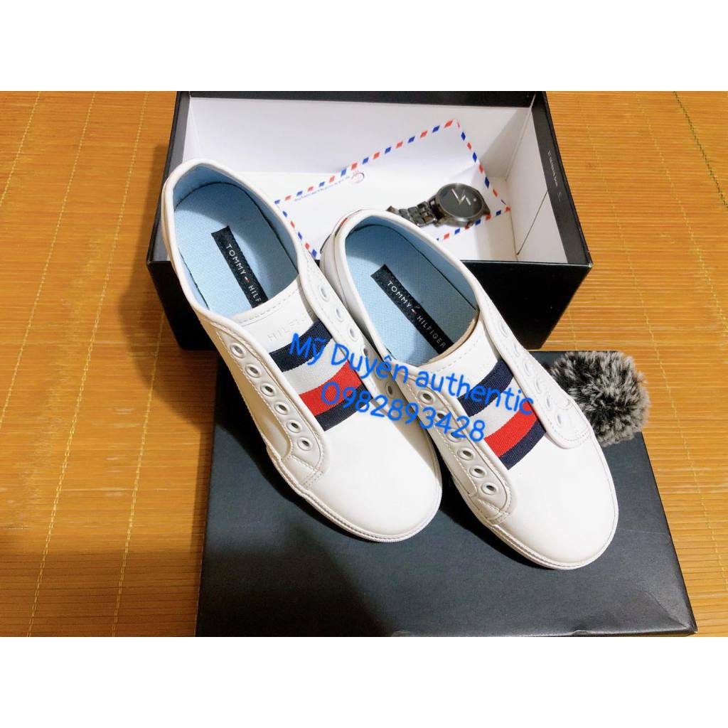 Giày T OM.MY HILFIGER ani slip on unisex Authentic có bill us
