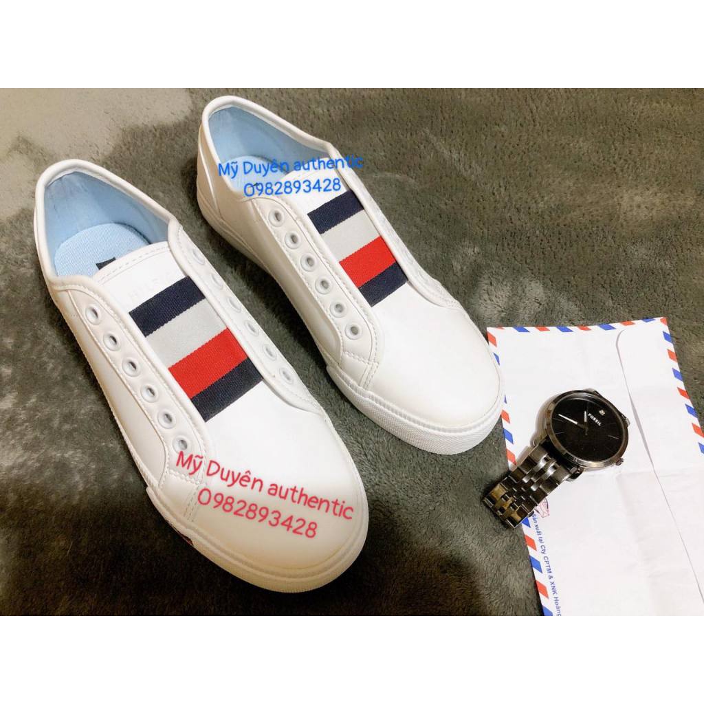 Giày T OM.MY HILFIGER ani slip on unisex Authentic có bill us