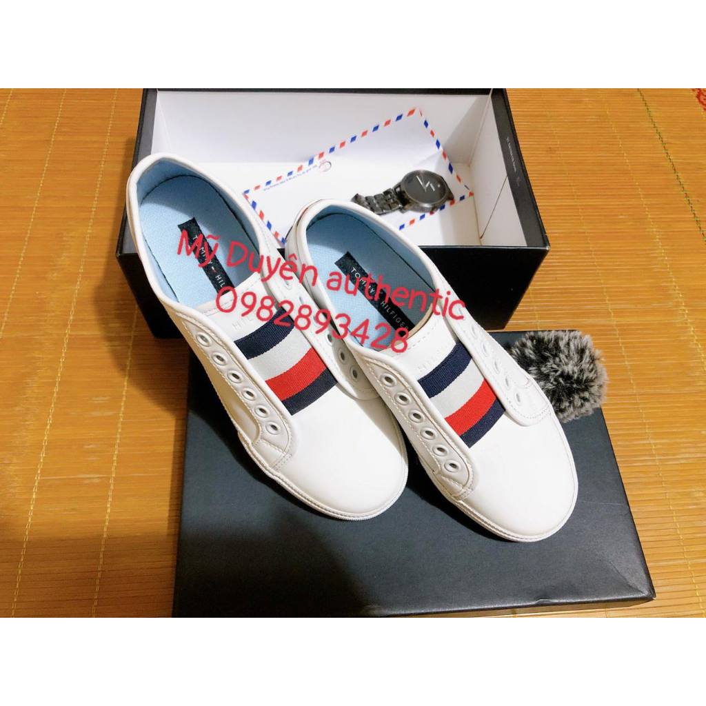 Giày T OM.MY HILFIGER ani slip on unisex Authentic có bill us