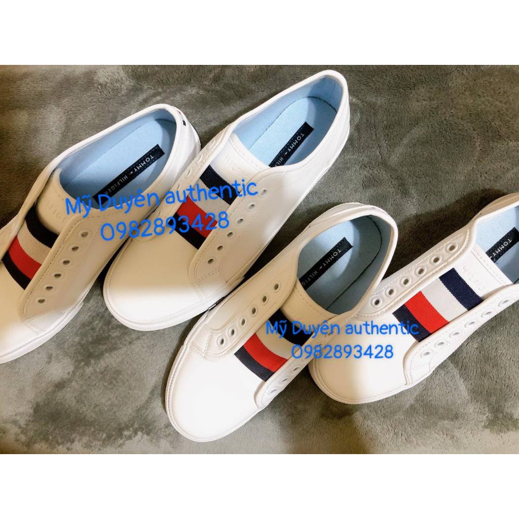 Giày T OM.MY HILFIGER ani slip on unisex Authentic có bill us