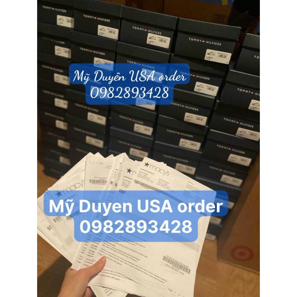 Giày T OM.MY HILFIGER ani slip on unisex Authentic có bill us