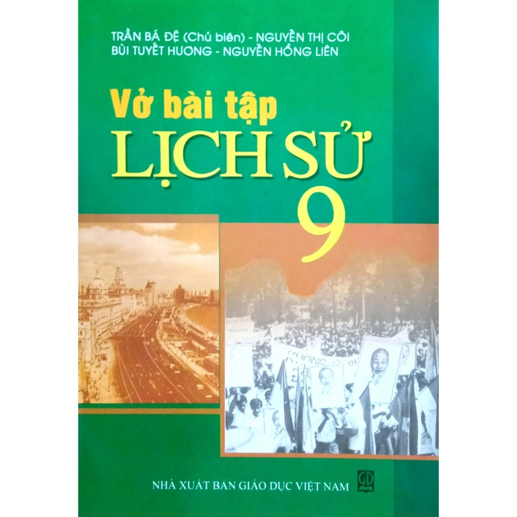 Lịch sử , BT-VBT lịch sử 9 kèm bút chì cute