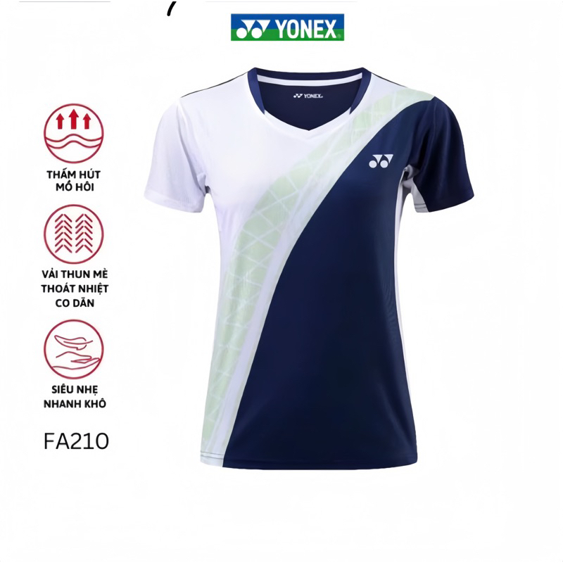 Áo Cầu Lông nữ Yonex FAN210 Chuyên Nghiệp Mùa Giải Cho Nữ Dùng Trong Tập Luyện Và Thi Đấu Cầu Lông