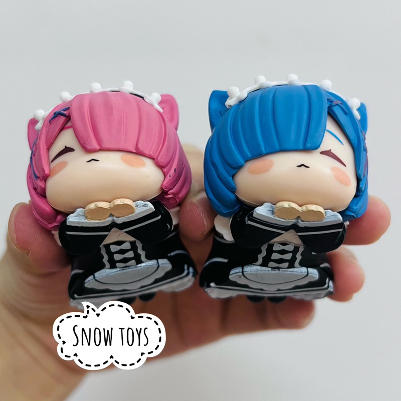 Mô hình Re:zero - Nhân vật Rem Ram Rezero Emilia Frederica Echidna Cosplay mèo - Re:Life in a different world from zero