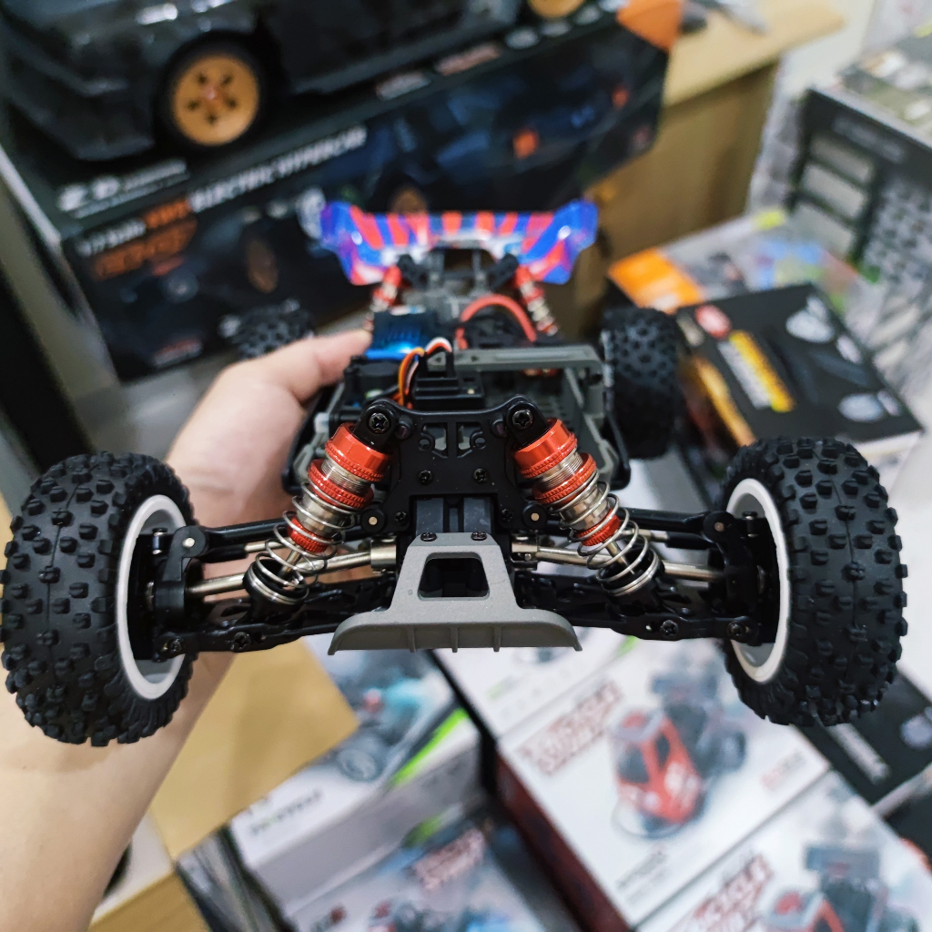 Xe điều khiển RC Wltoys 124008 Pro 1/12 Brushless visai thép siêu bền max 60km/h, xe điều khiển tốc độ cao