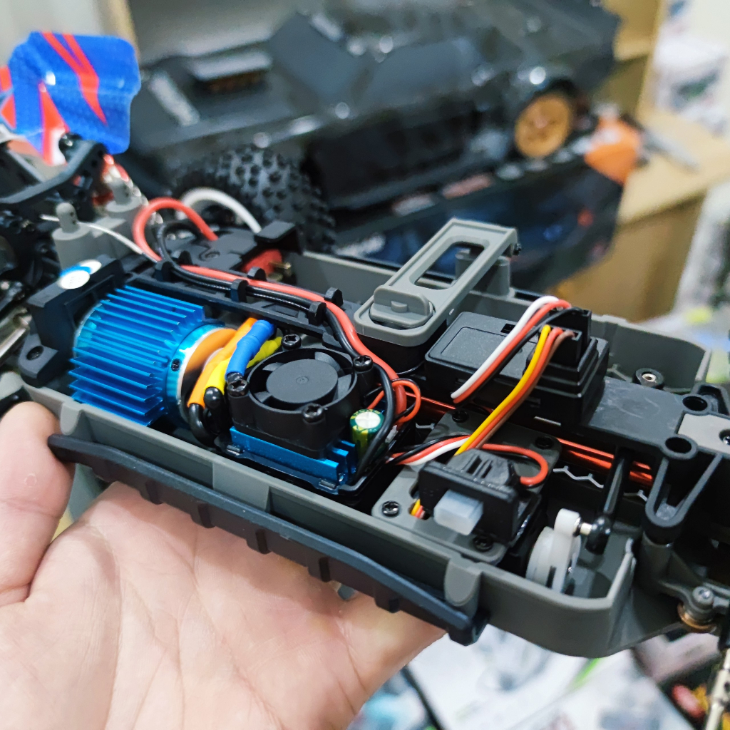 Xe điều khiển RC Wltoys 124008 Pro 1/12 Brushless visai thép siêu bền max 60km/h, xe điều khiển tốc độ cao