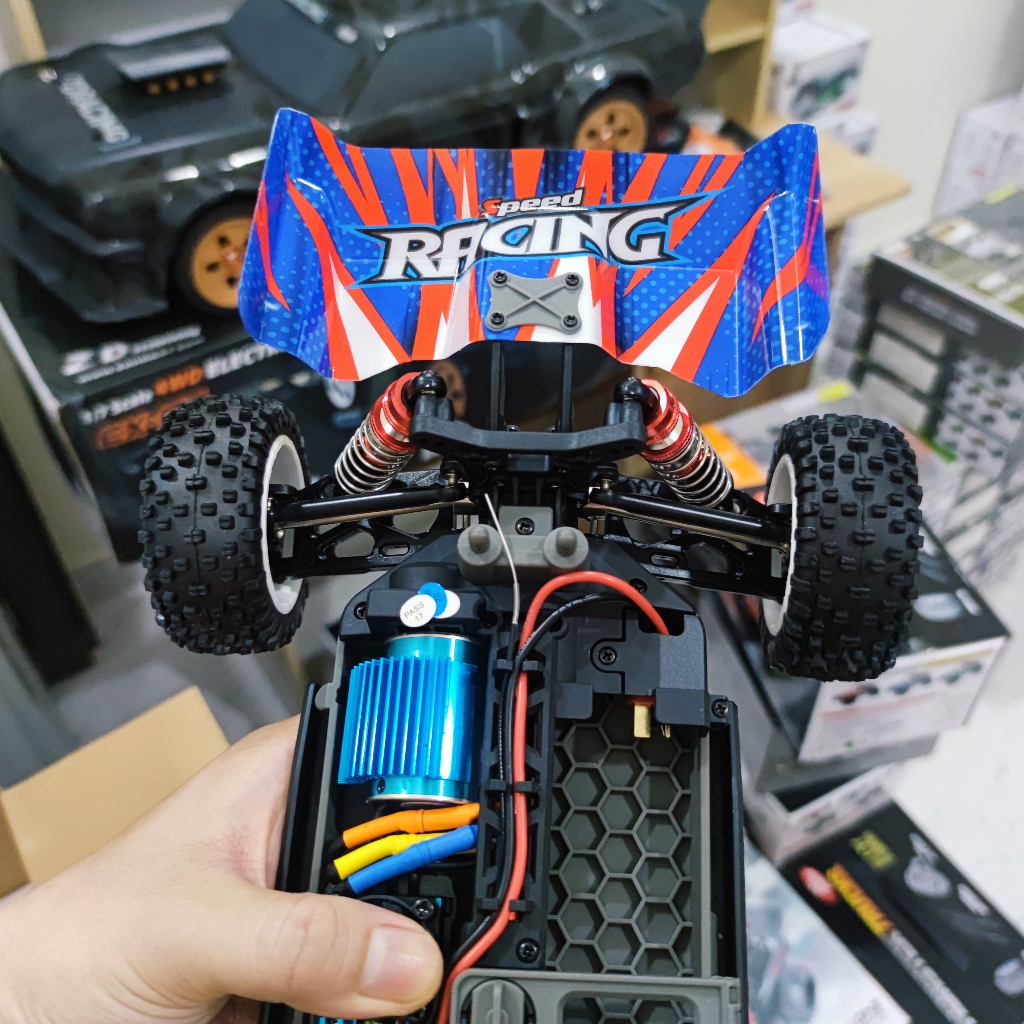 Xe điều khiển RC Wltoys 124008 Pro 1/12 Brushless visai thép siêu bền max 60km/h, xe điều khiển tốc độ cao