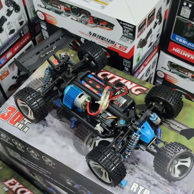 Xe điều khiển RC Wltoys 124008 Pro 1/12 Brushless visai thép siêu bền max 60km/h, xe điều khiển tốc độ cao