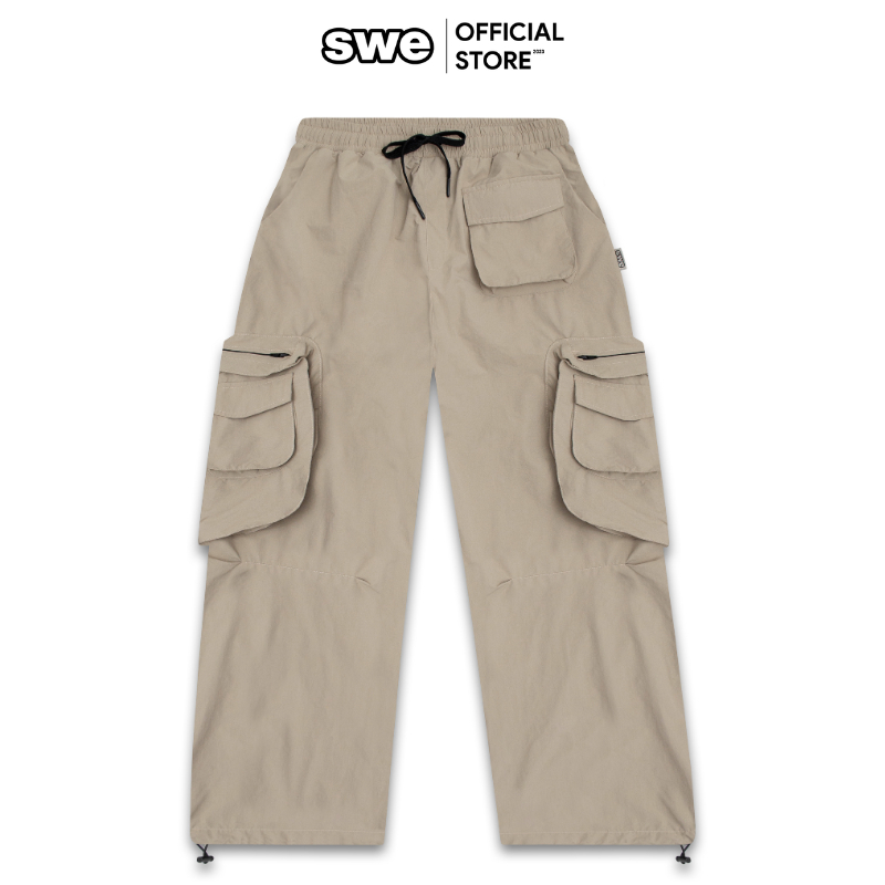 Quần Túi Hộp Ống Rộng SWE HUNTER PANTS - Đen/ Sand