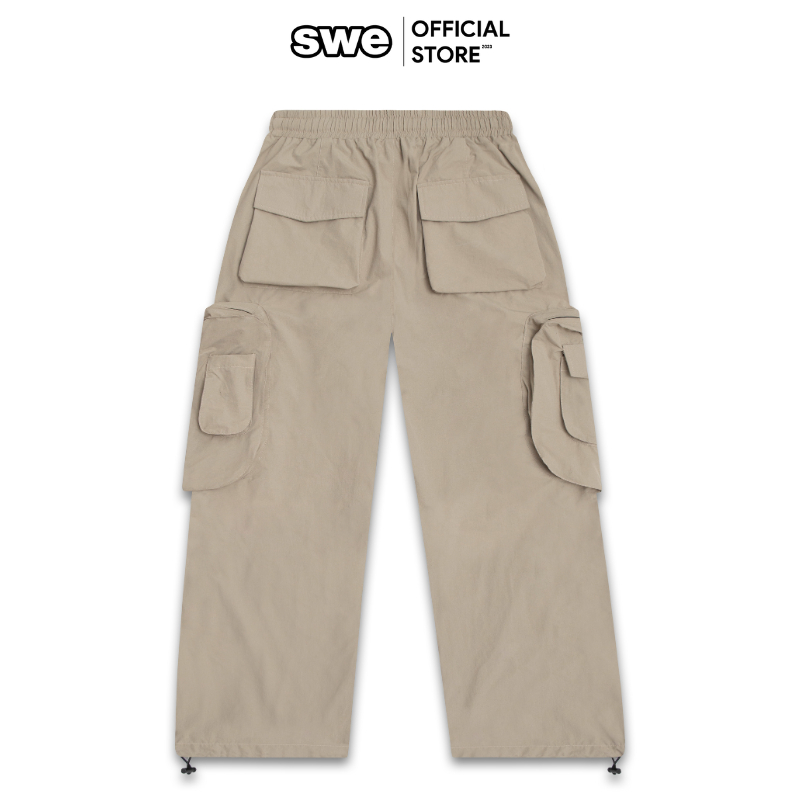 Quần Túi Hộp Ống Rộng SWE HUNTER PANTS - Đen/ Sand