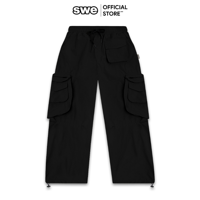 Quần Túi Hộp Ống Rộng SWE HUNTER PANTS - Đen/ Sand