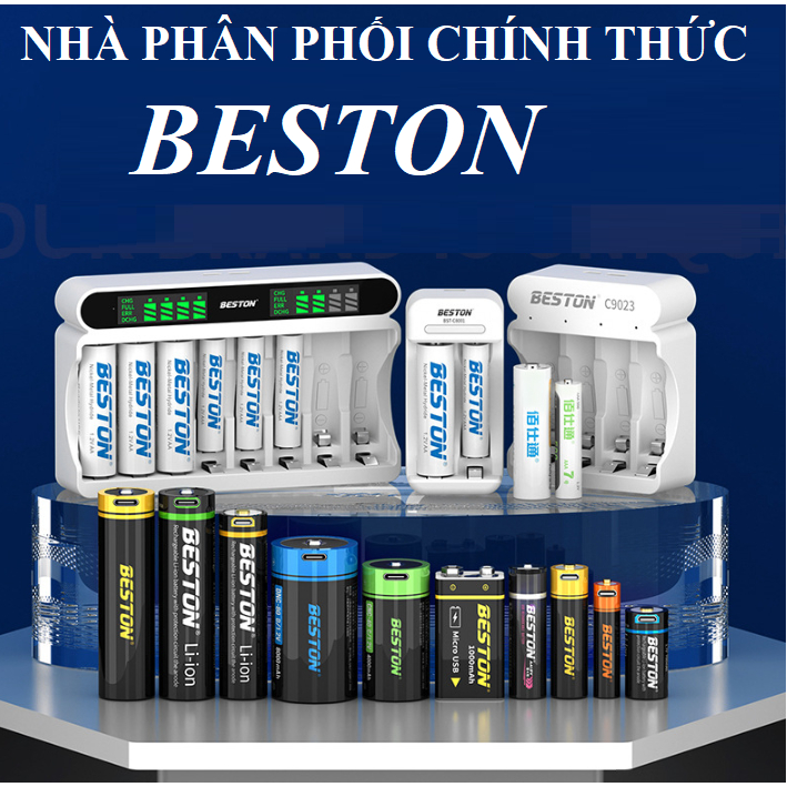 Pin sạc 1.2V AA AAA - Sạc pin chính hãng - BESTON