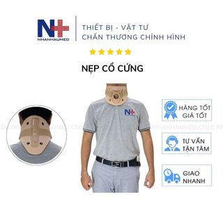 [Đai Nẹp Cổ Cứng Cố Định Cột Sống Cổ, Đai Kéo Dãn Đốt Sống Cổ - Đai Định Hình Cổ, Loại 1