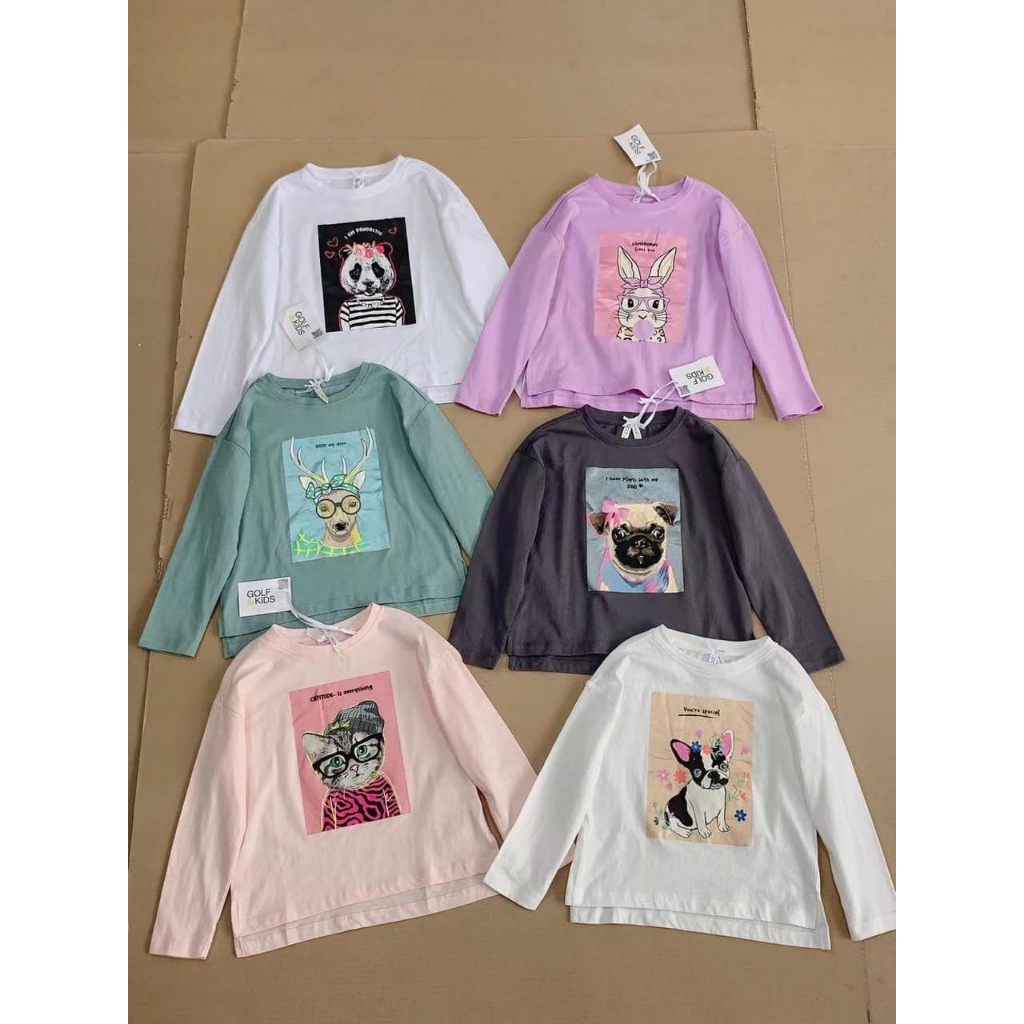 Áo thun dài tay BÉ GÁI GOFTKID