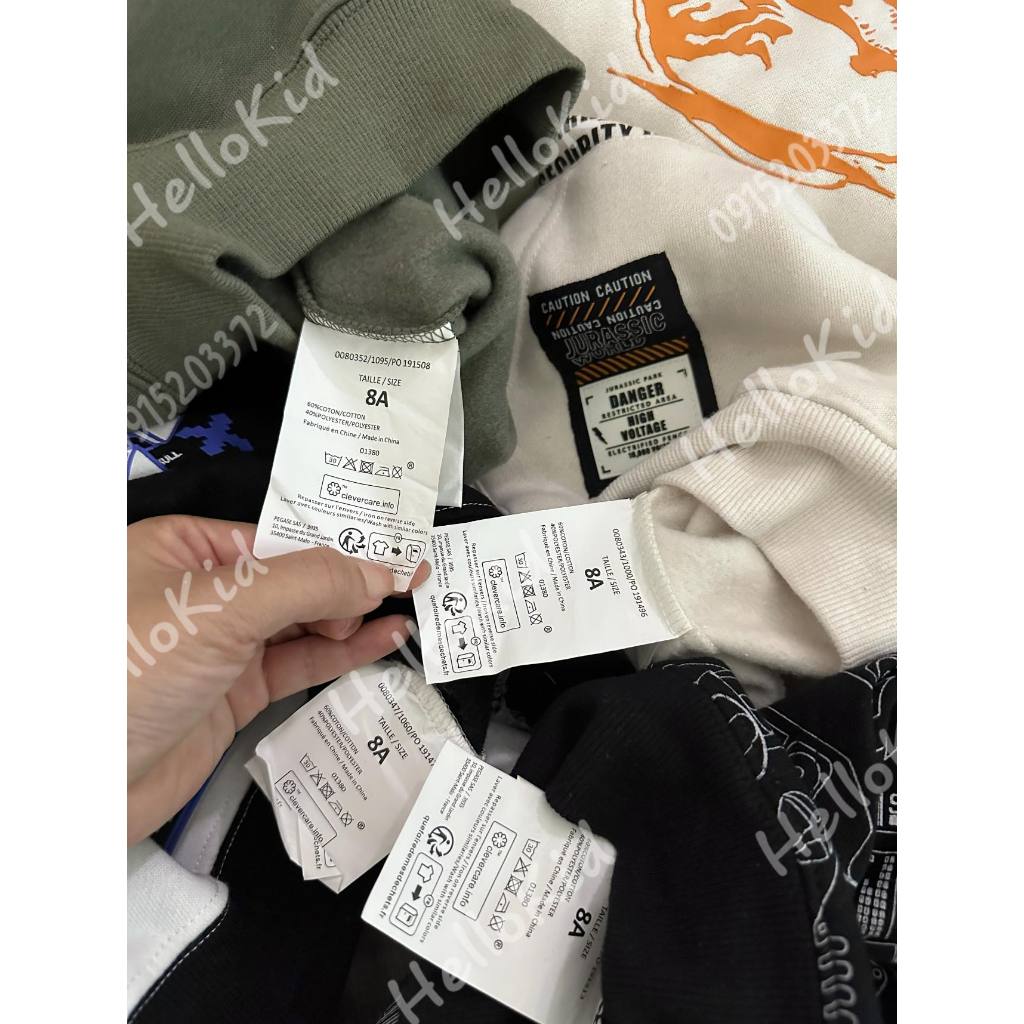 Áo nỉ hoodie hình sành điệu cho bé