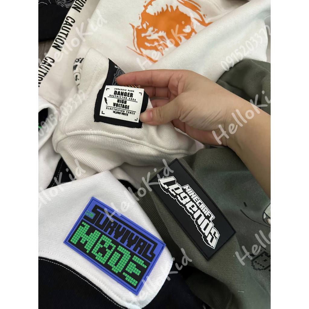 Áo nỉ hoodie hình sành điệu cho bé