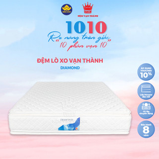 Đệm lò xo Vạn Thành cao cấp Diamond, lò xo túi độc lập, cao 30cm