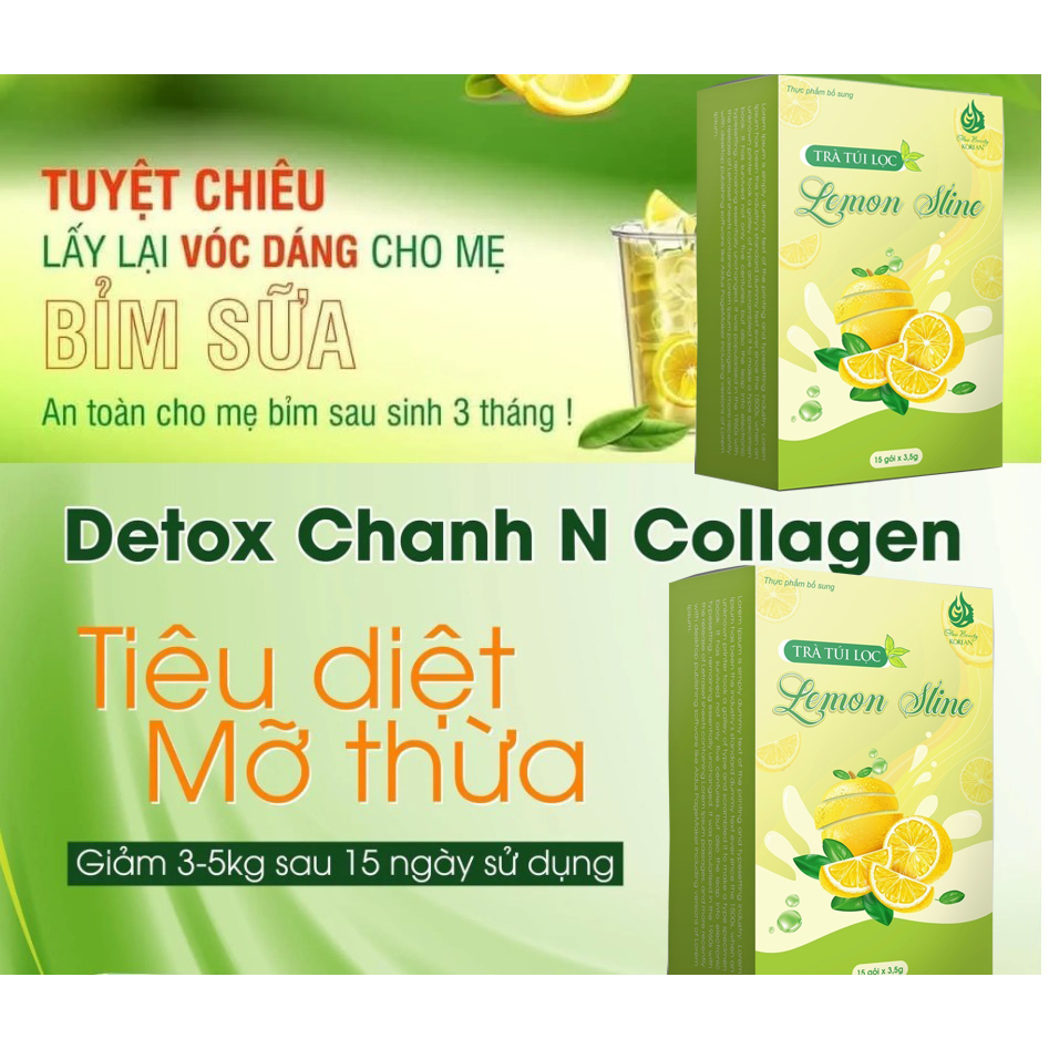 Trà Chanh Thảo Mộc Giảm Cân Thải Mỡ An Toàn Hiệu Quả