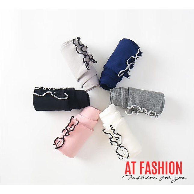 Mcbb 9-24 kg vải borip 100% cotton quần legging bé gái trơn quần dài cho bé gái quần leg bé gái ôm quần trẻ em nữ đen bộ