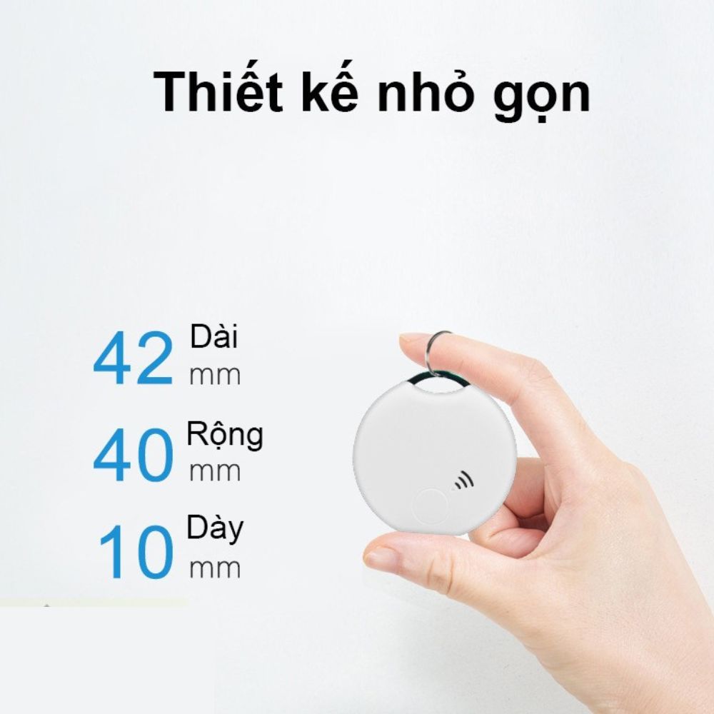 Thiết Bị Định Vị GPS Mini Giấu Kín Chống Thất Lạc Trẻ Em Chó Mèo Túi Ví Tuya L110 Thông Minh Không Dây